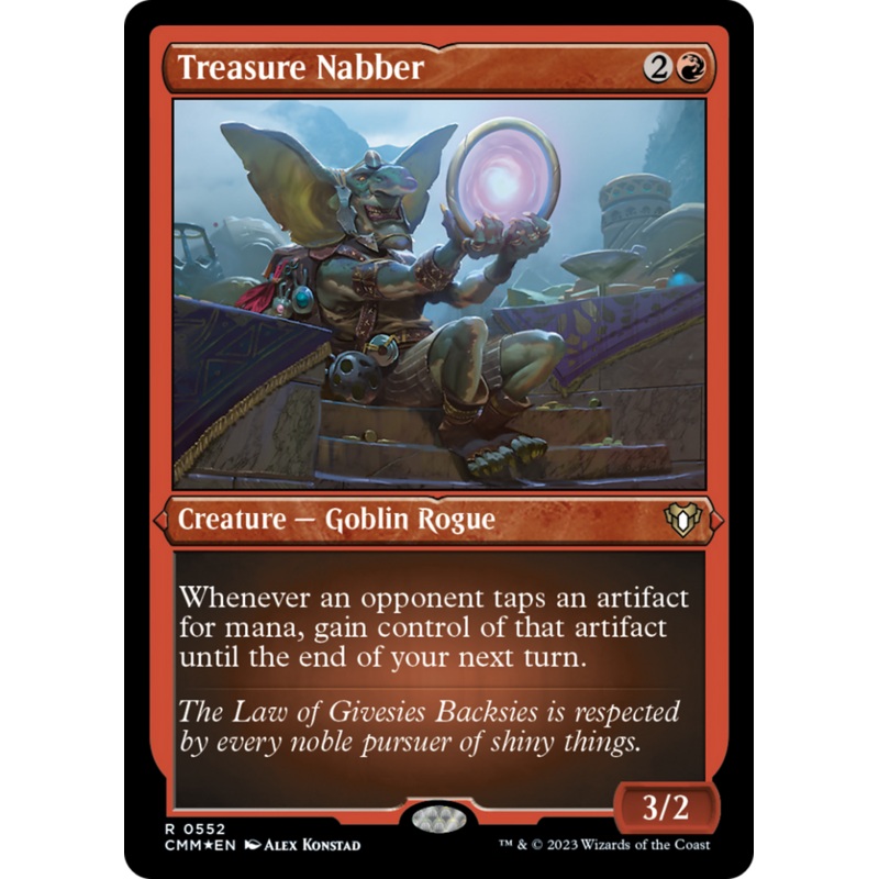 Treasure Nabber (Foil Etched) [Commander Masters]