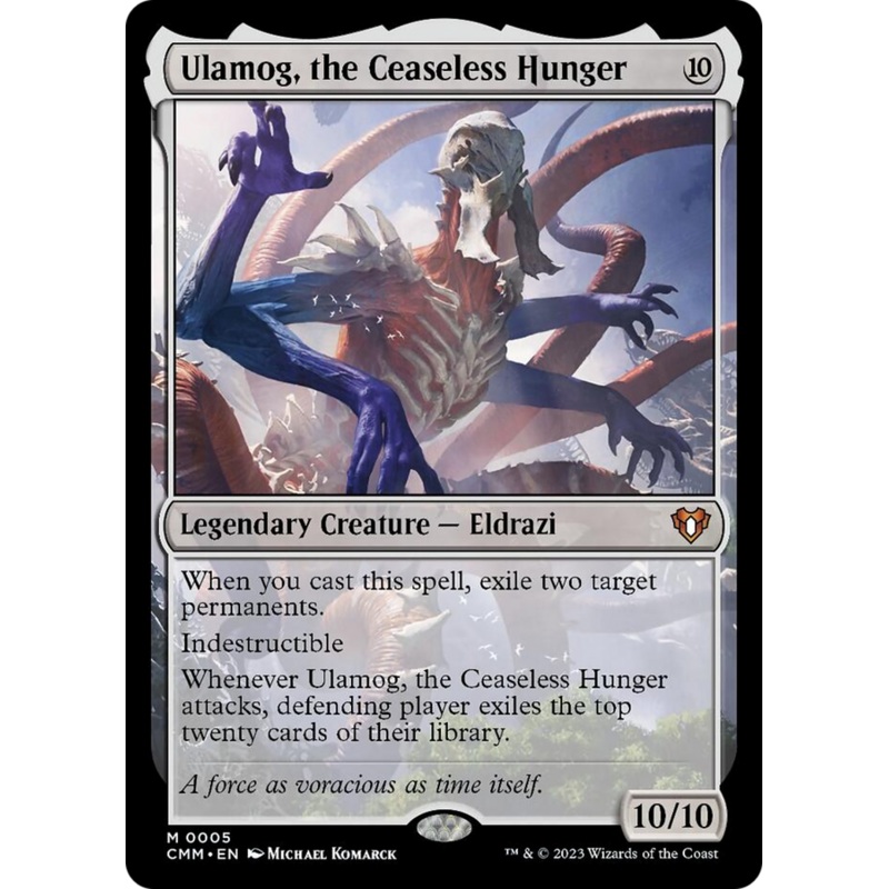 Ulamog, the Ceaseless Hunger [Commander Masters]