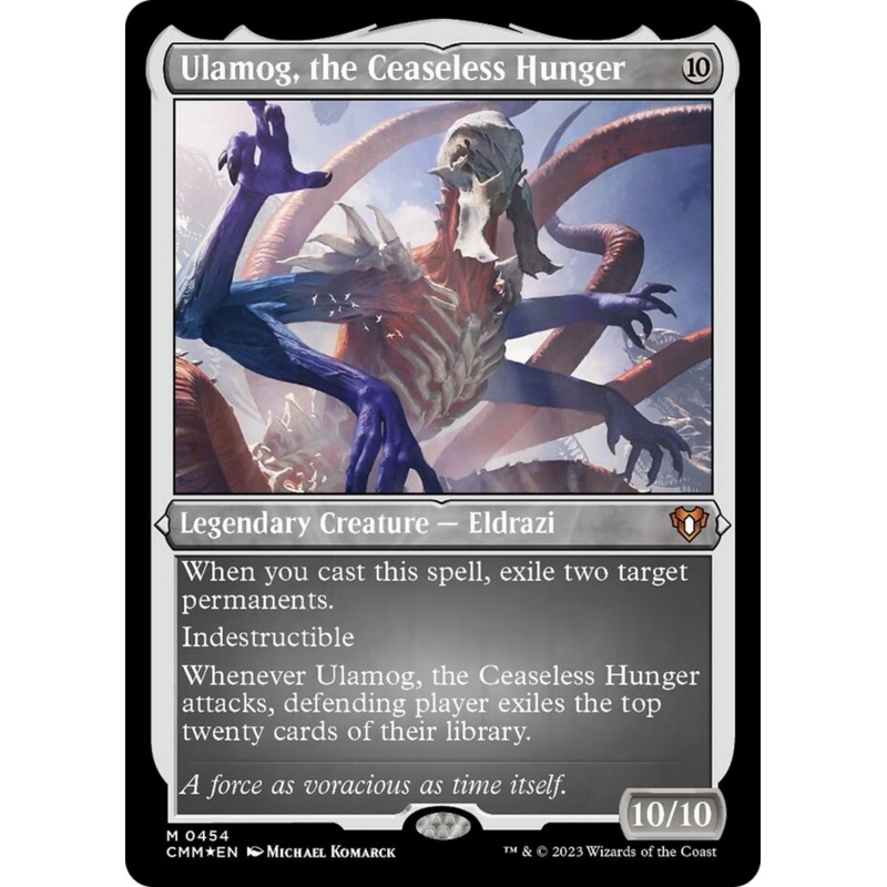 Ulamog, the Ceaseless Hunger (Foil Etched) [Commander Masters]