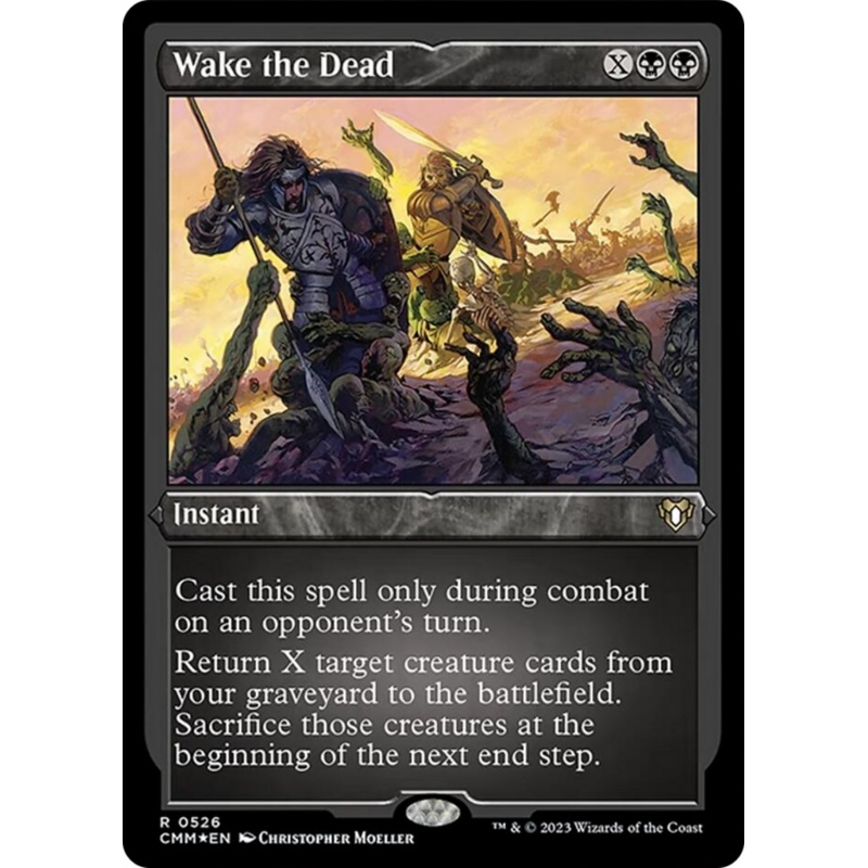 Wake the Dead (Foil Etched) [Commander Masters]