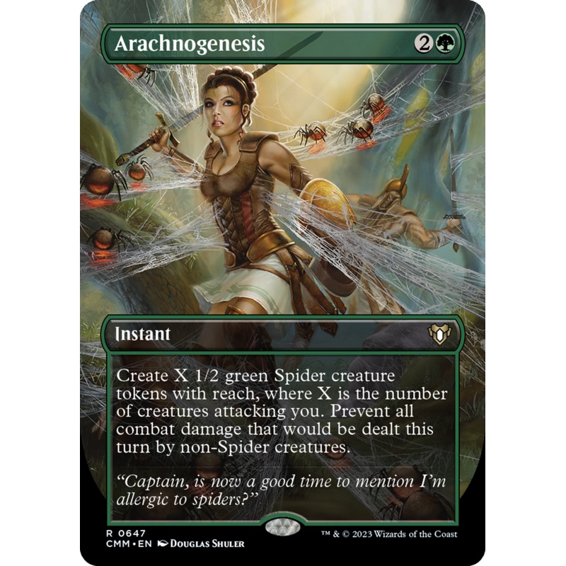 Arachnogenesis (Borderless Alternate Art) [Commander Masters]
