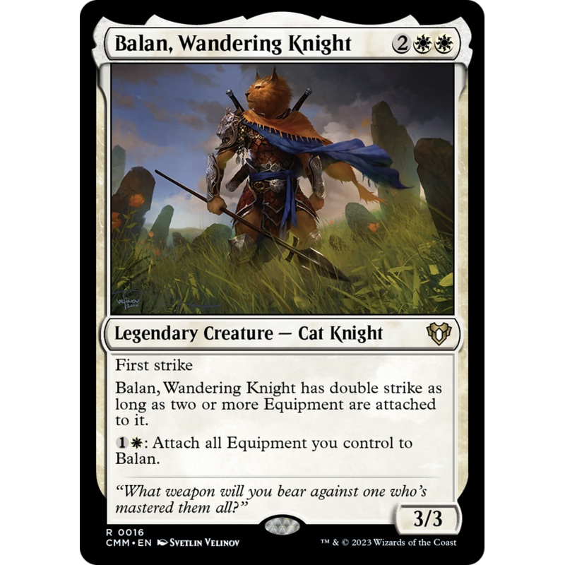 Balan, Wandering Knight [Commander Masters]