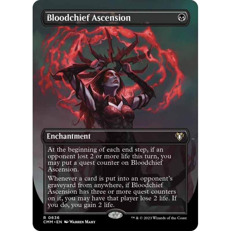 Bloodchief Ascension (Borderless Alternate Art) [Commander Masters]