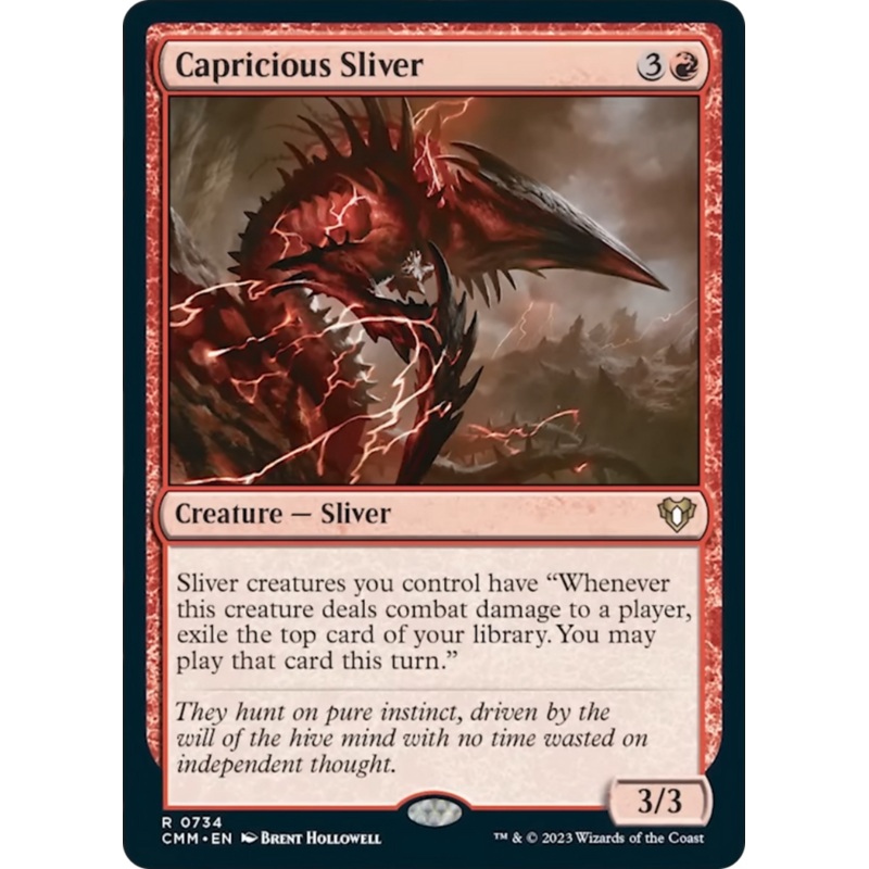 Capricious Sliver [Commander Masters]