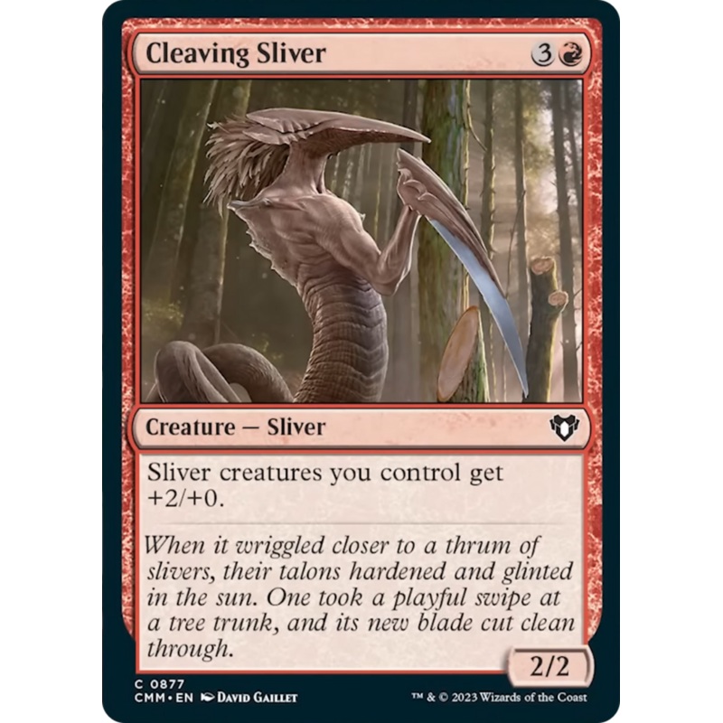 Cleaving Sliver [Commander Masters]