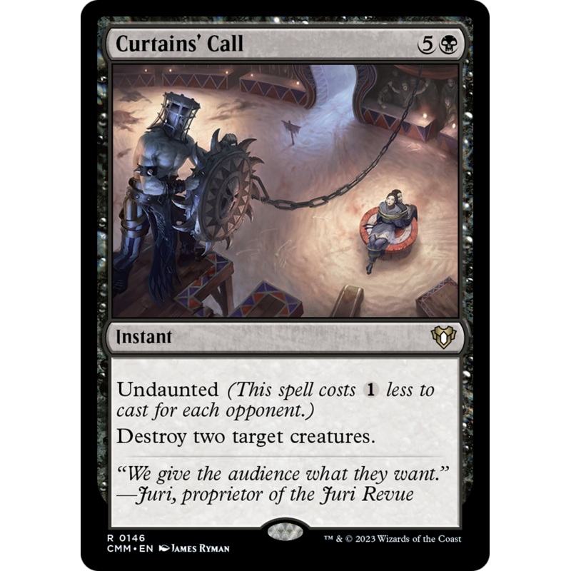 Curtains' Call [Commander Masters]
