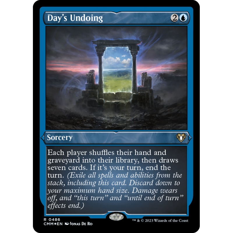 Day's Undoing (Foil Etched) [Commander Masters]