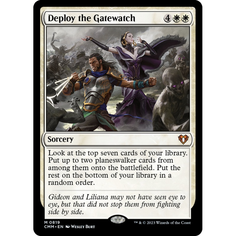 Deploy the Gatewatch [Commander Masters]