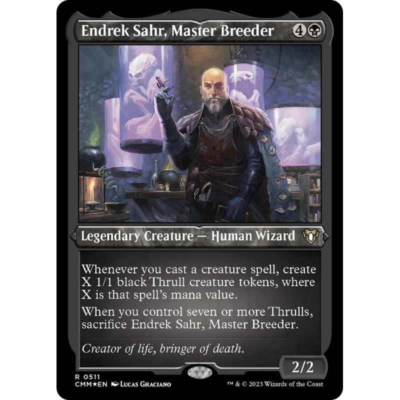 Endrek Sahr, Master Breeder (Foil Etched) [Commander Masters]