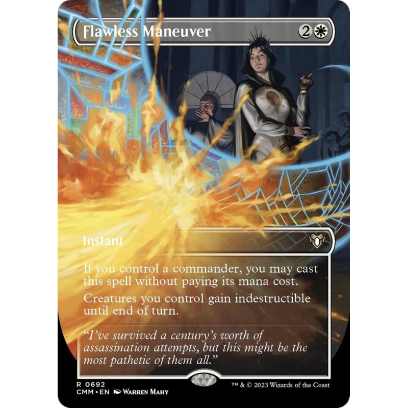 Flawless Maneuver (Borderless Alternate Art) [Commander Masters]
