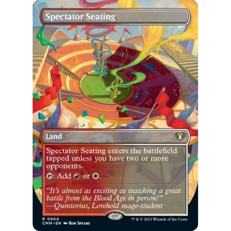 Spectator Seating (Borderless Alternate Art) [Commander Masters]