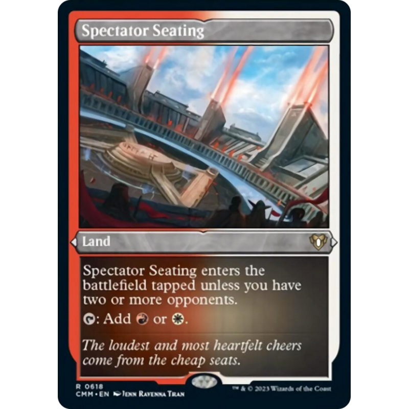 Spectator Seating (Foil Etched) [Commander Masters]