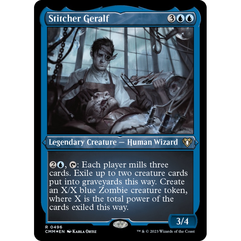 Stitcher Geralf (Foil Etched) [Commander Masters]