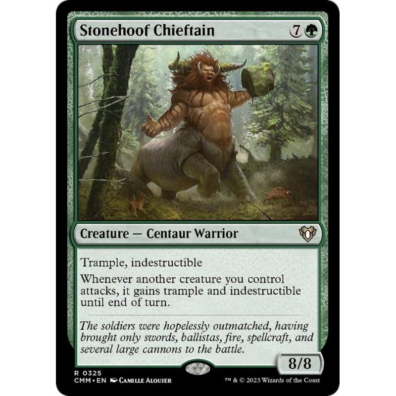 Stonehoof Chieftain [Commander Masters]
