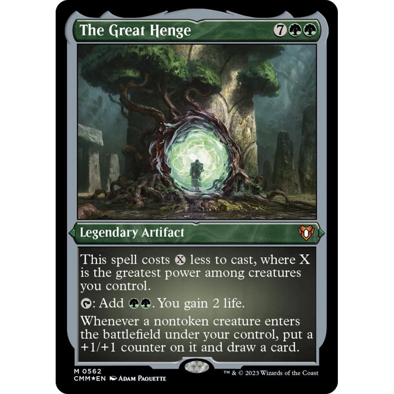The Great Henge (Foil Etched) [Commander Masters]