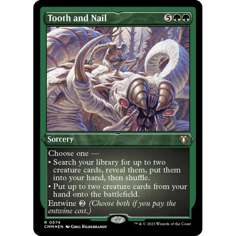 Tooth and Nail (Foil Etched) [Commander Masters]