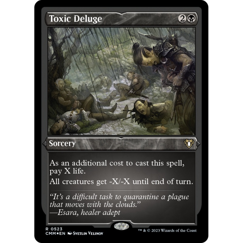 Toxic Deluge (Foil Etched) [Commander Masters]