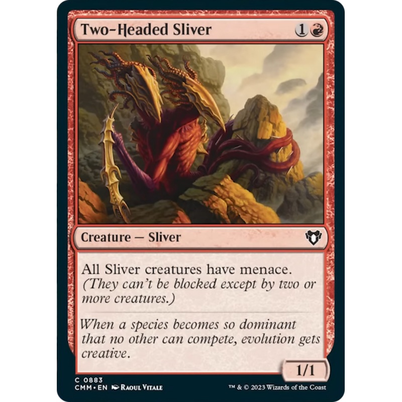 Two-Headed Sliver [Commander Masters]