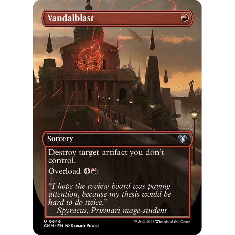 Vandalblast (Borderless Alternate Art) [Commander Masters]
