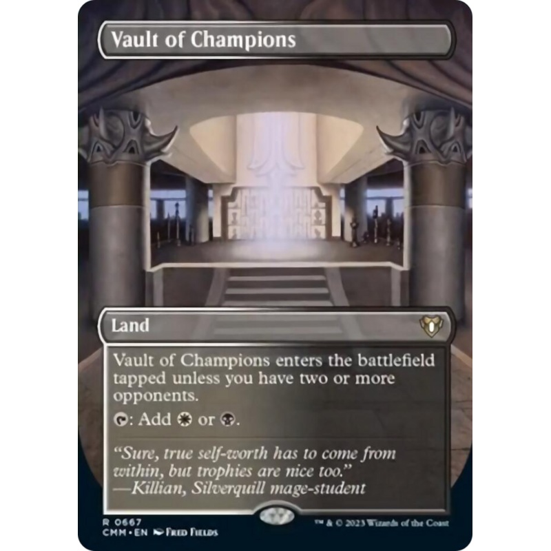 Vault of Champions (Borderless Alternate Art) [Commander Masters]