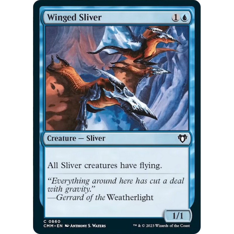 Winged Sliver [Commander Masters]