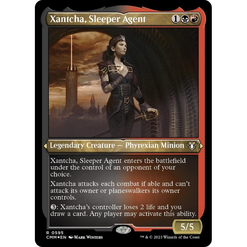 Xantcha, Sleeper Agent (Foil Etched) [Commander Masters]