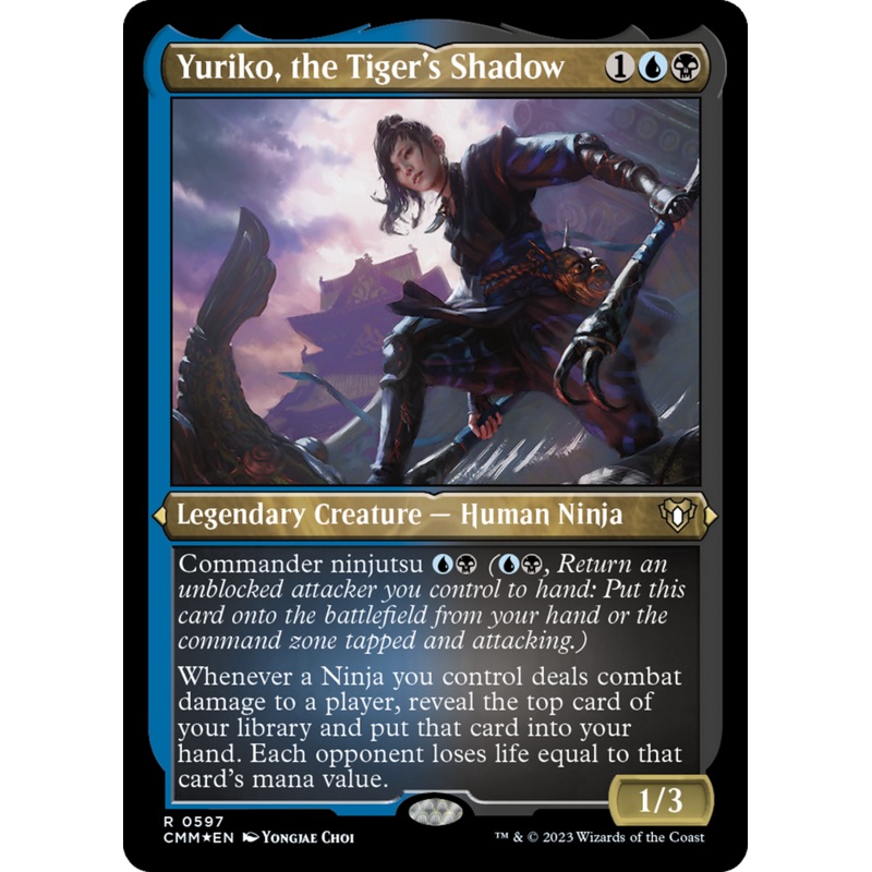 Yuriko, the Tiger's Shadow (Foil Etched) [Commander Masters]