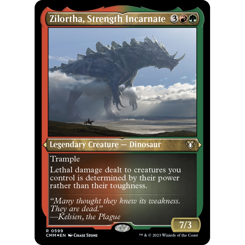 Zilortha, Strength Incarnate (Foil Etched) [Commander Masters]
