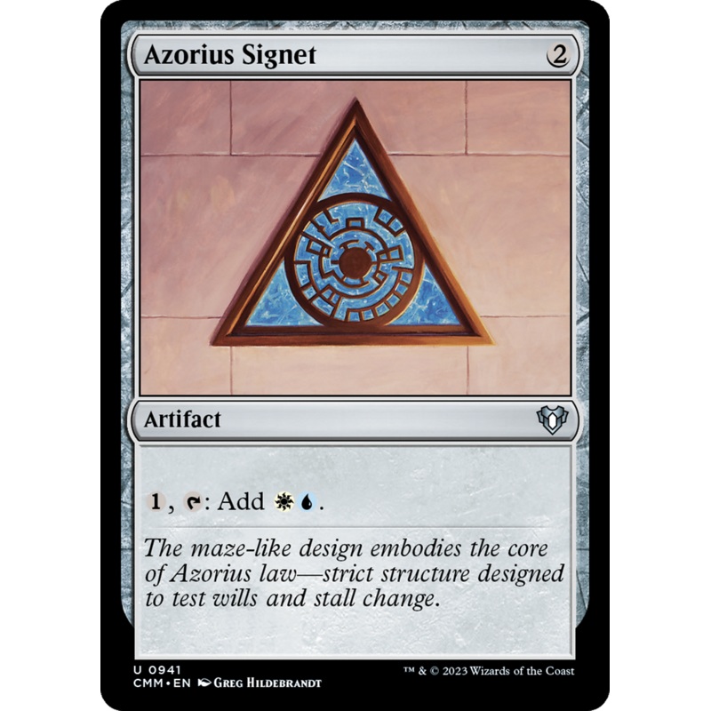 Azorius Signet [Commander Masters]