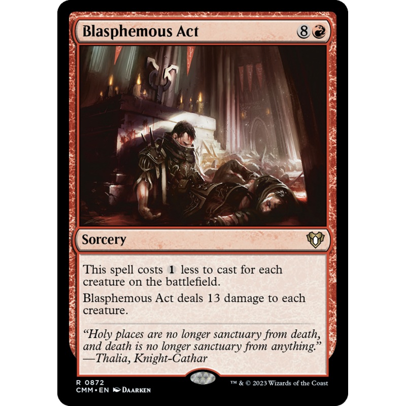 Blasphemous Act [Commander Masters]
