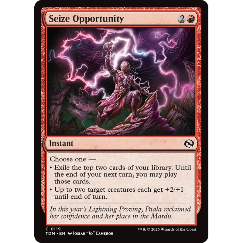 Seize Opportunity [Tarkir: Dragonstorm]