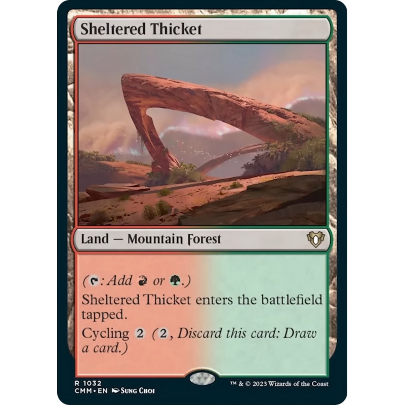 Sheltered Thicket [Commander Masters]