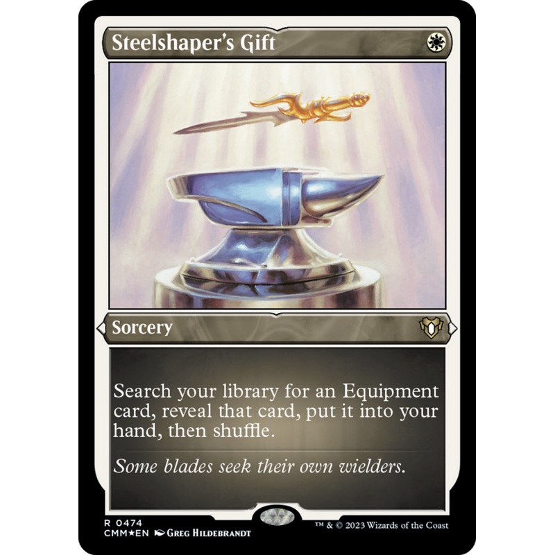 Steelshaper's Gift (Foil Etched) [Commander Masters]