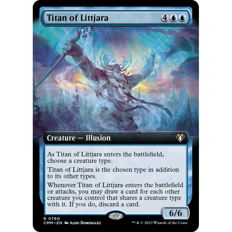 Titan of Littjara (Extended Art) [Commander Masters]