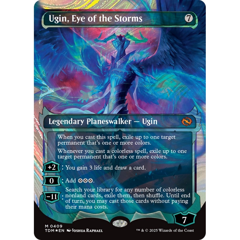 Ugin, Eye of the Storms (Showcase) (Halo Foil) [Tarkir: Dragonstorm]