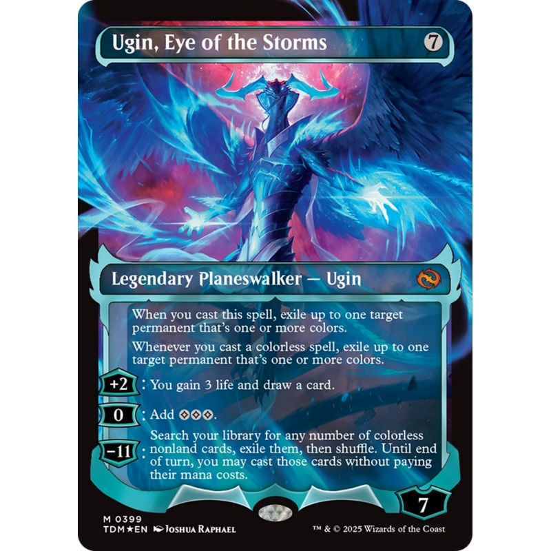 Ugin, Eye of the Storms (Showcase) [Tarkir: Dragonstorm]
