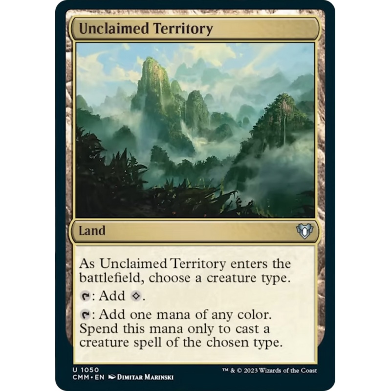 Unclaimed Territory [Commander Masters]