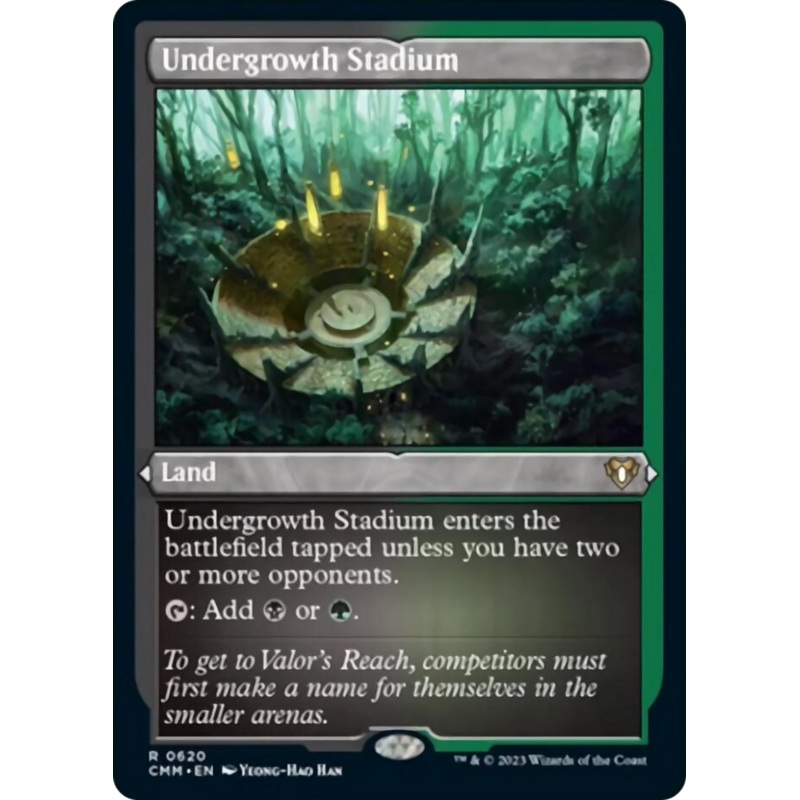 Undergrowth Stadium (Foil Etched) [Commander Masters]