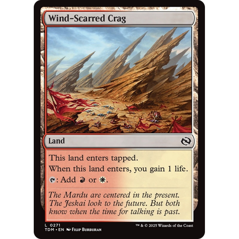 Wind-Scarred Crag [Tarkir: Dragonstorm]