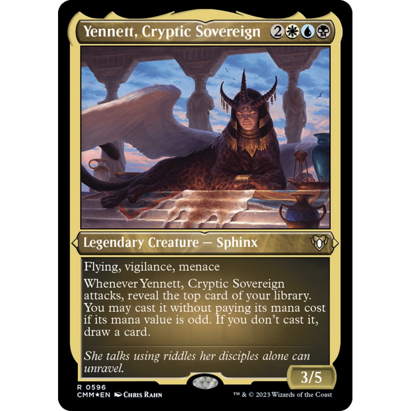 Yennett, Cryptic Sovereign (Foil Etched) [Commander Masters]