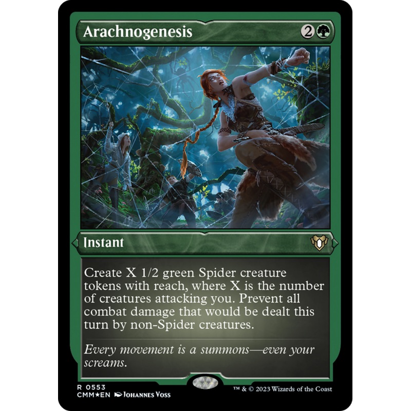 Arachnogenesis (Foil Etched) [Commander Masters]