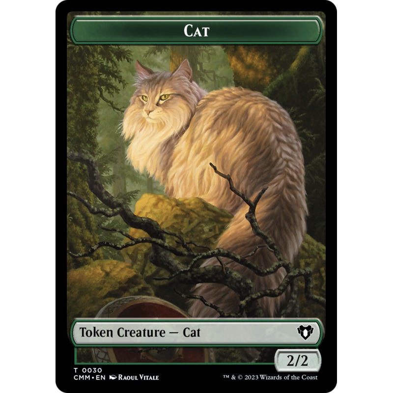 Cat Token (30) [Commander Masters Tokens]