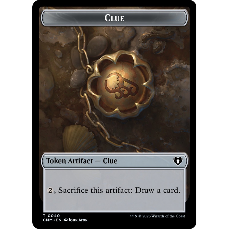 Clue Token [Commander Masters Tokens]