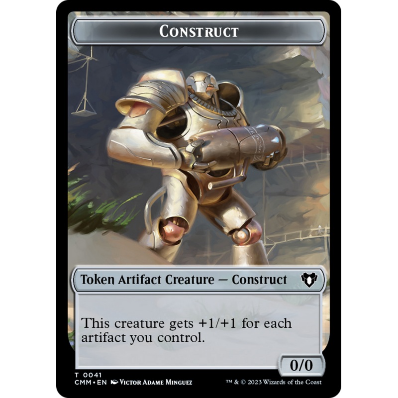 Construct Token (41) [Commander Masters Tokens]