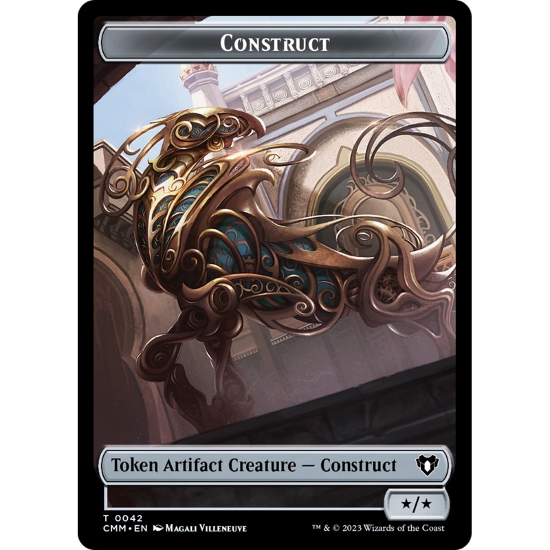 Construct Token (42) [Commander Masters Tokens]