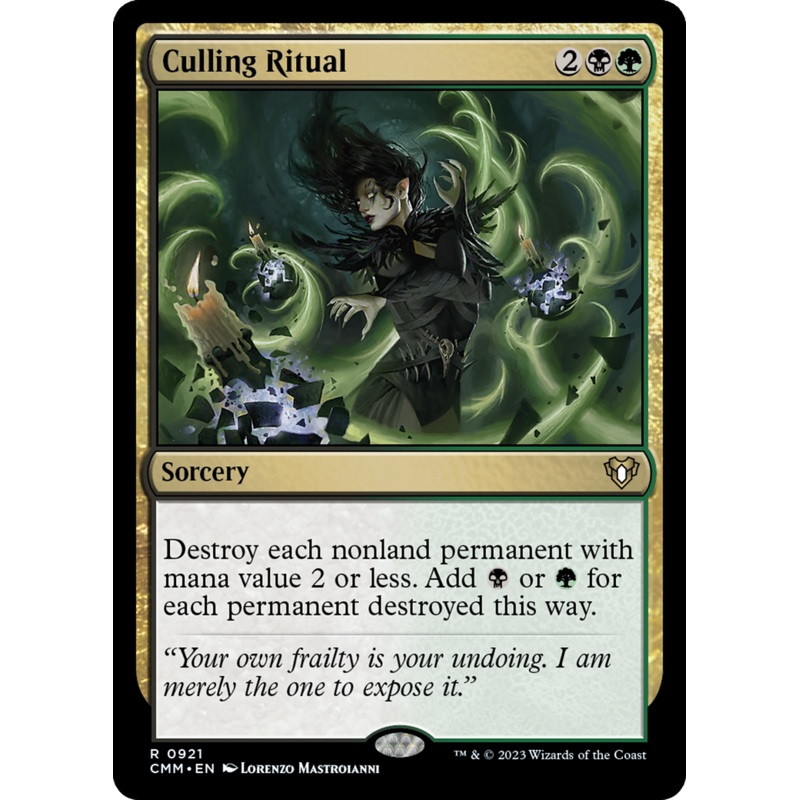 Culling Ritual [Commander Masters]