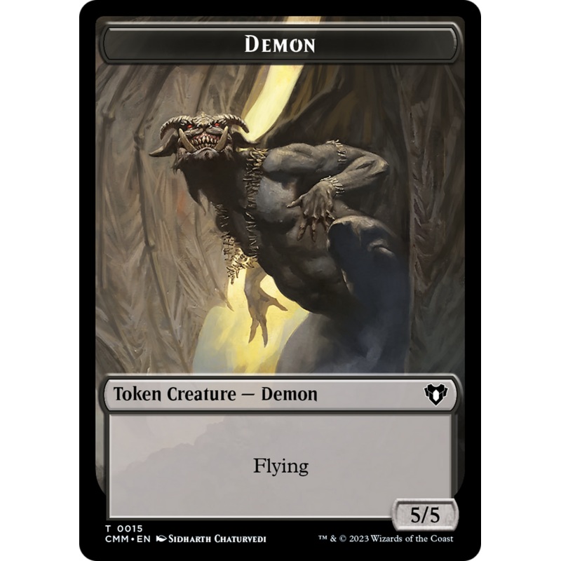 Demon Token [Commander Masters Tokens]