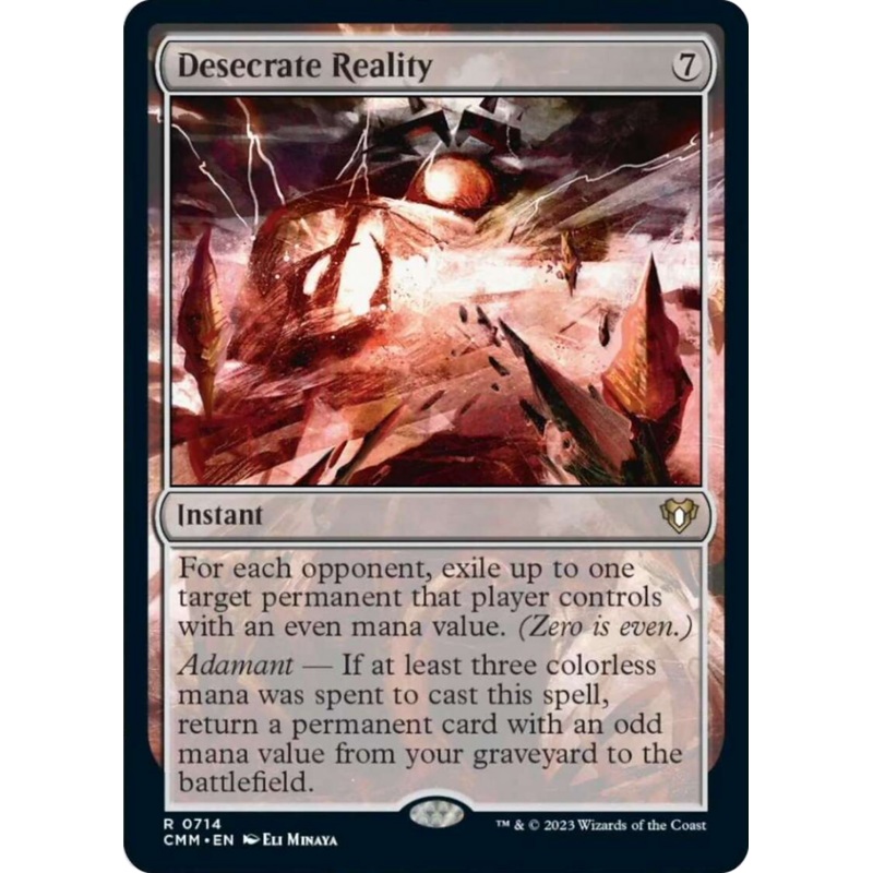 Desecrate Reality [Commander Masters]