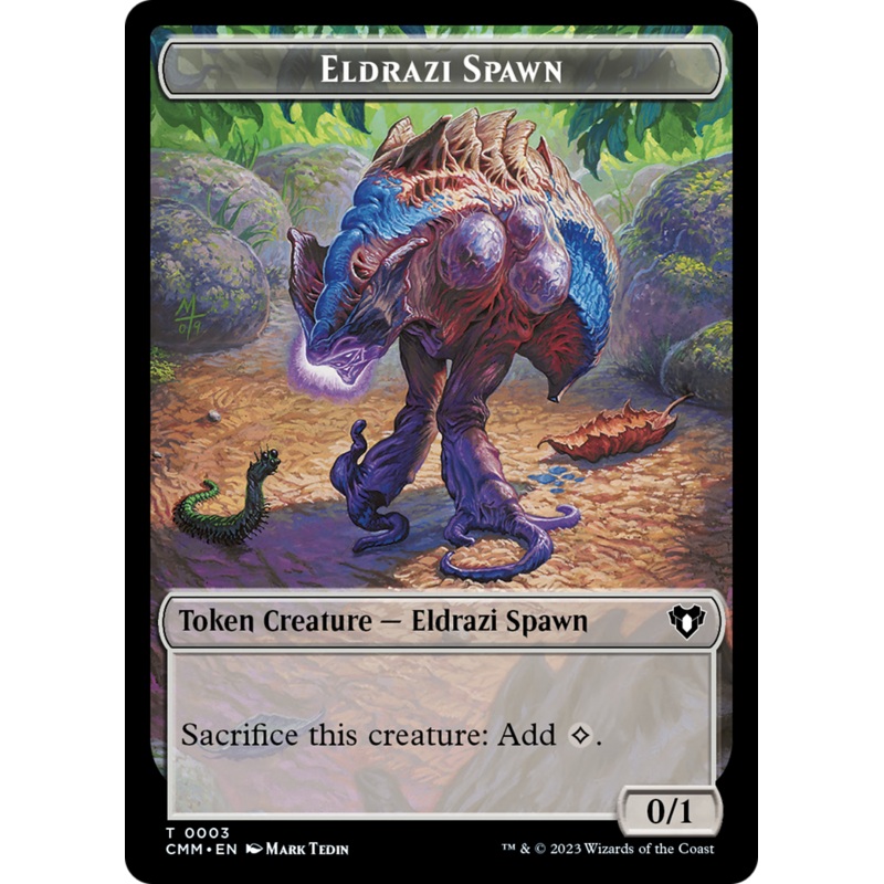 Eldrazi Spawn Token [Commander Masters Tokens]