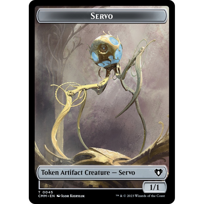 Servo Token [Commander Masters Tokens]